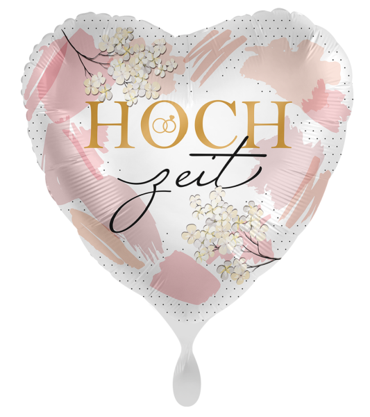 Folienballon - Hochzeit, shine rose - ø 43cm